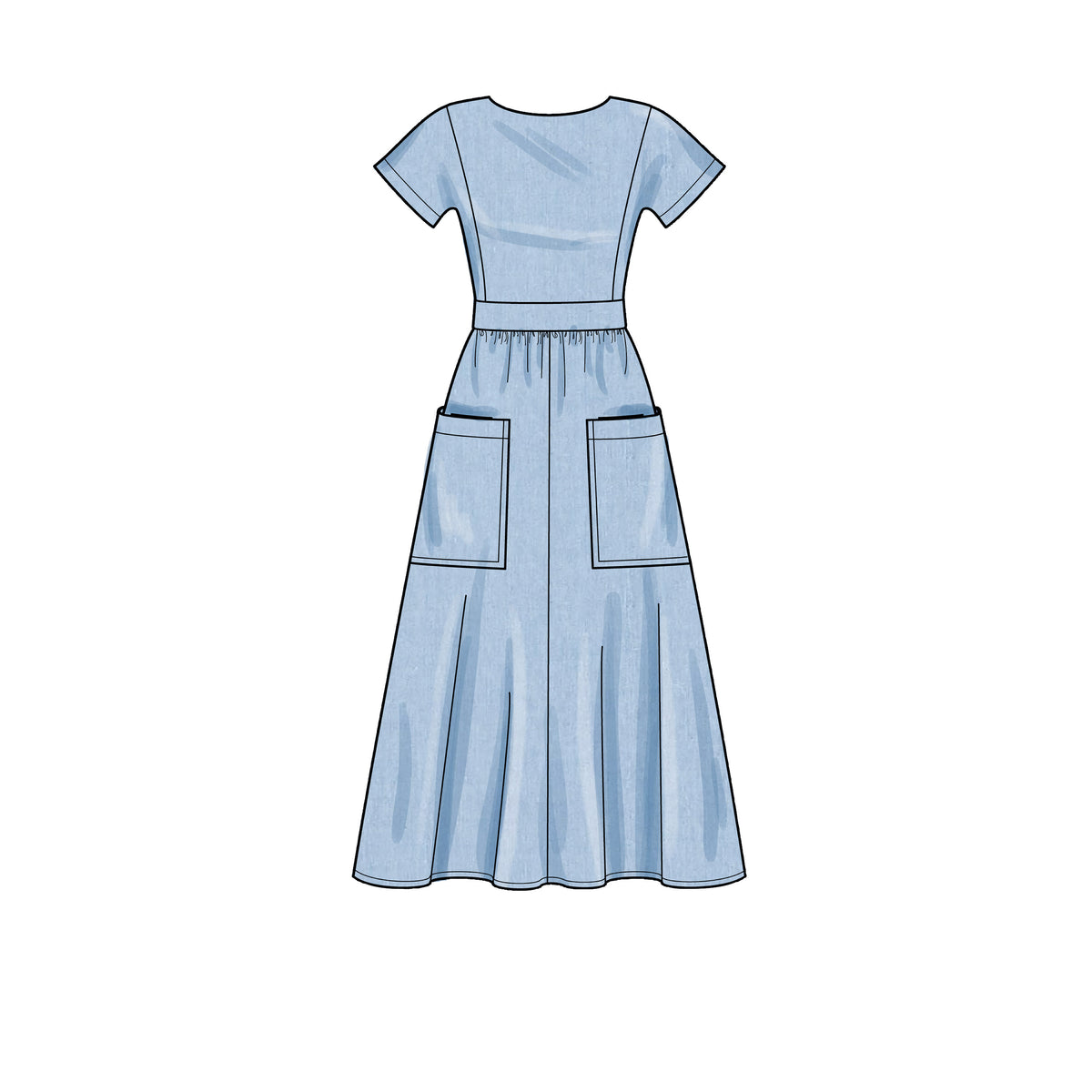 Simplicity S9324 sewing pattern envelope showing misses' dress designs
