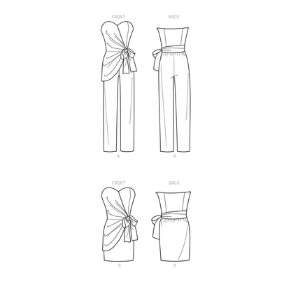 Simplicity S9330 sewing pattern envelope showing misses' casual wear designs