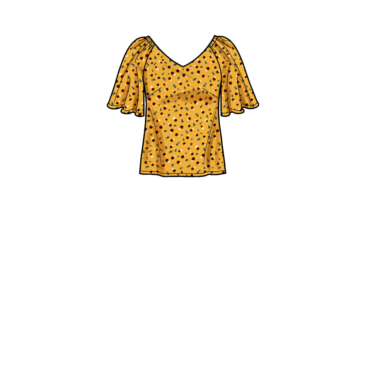 Simplicity S9334 sewing pattern envelope showing misses' & women's top designs