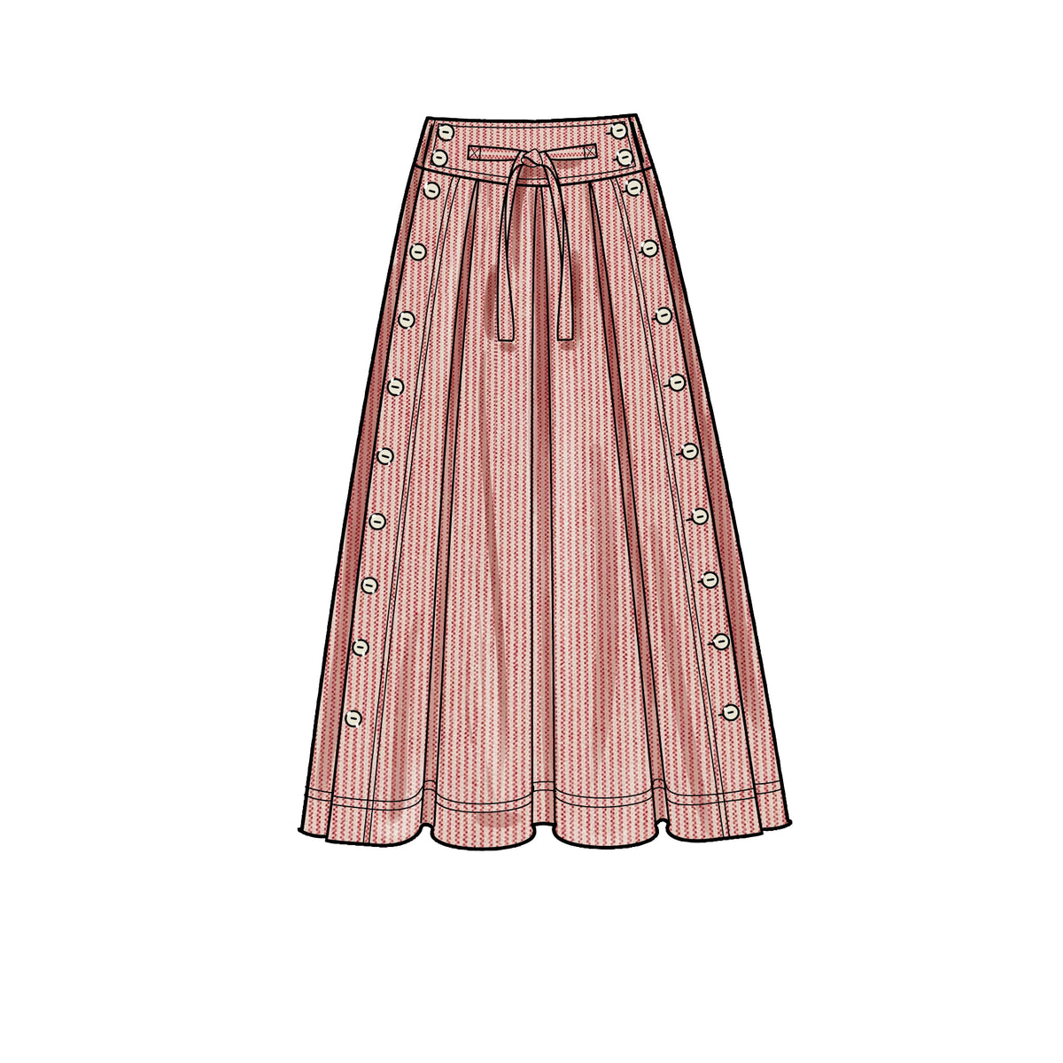 Simplicity S9377 sewing pattern envelope showing women's pleated skirts and trousers
