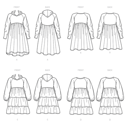 Simplicity S9380 sewing pattern envelope showing women's casual outfits