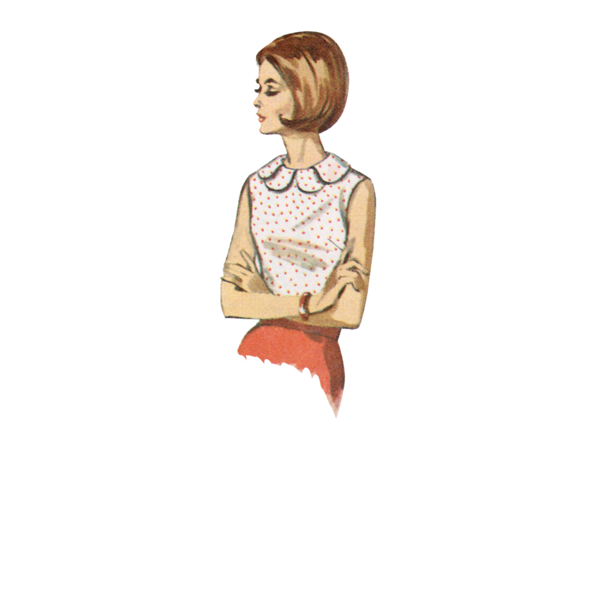Simplicity S9386 sewing pattern envelope showing women's blouses