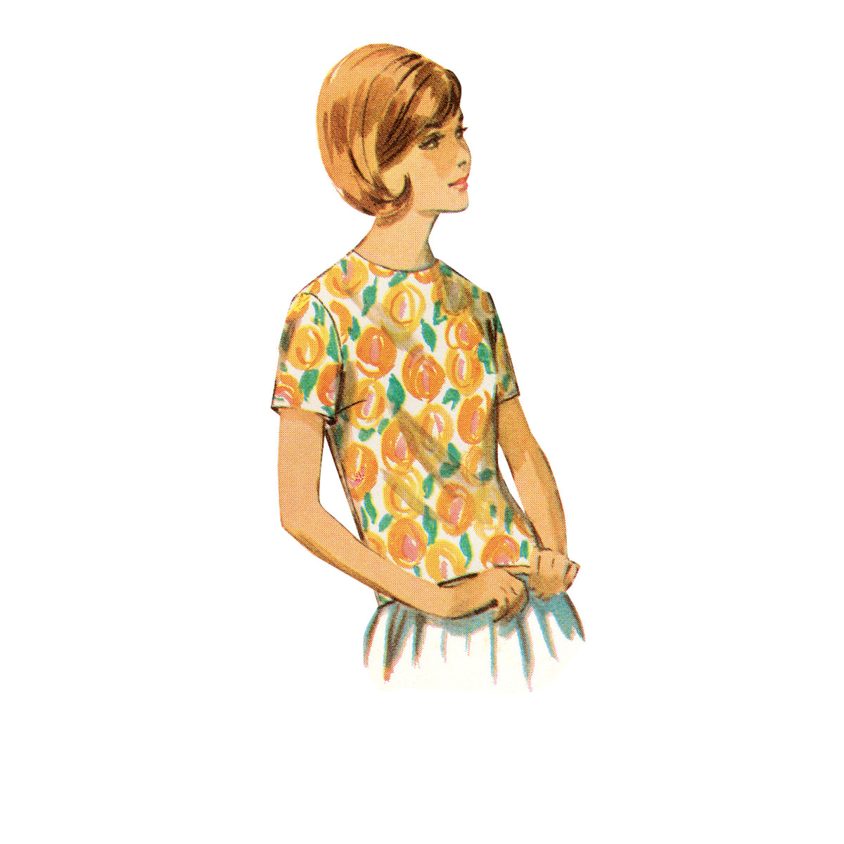 Simplicity S9386 sewing pattern envelope showing women's blouses