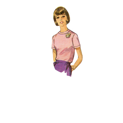 Simplicity S9386 sewing pattern envelope showing women's blouses
