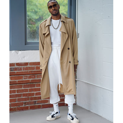 Simplicity S9389 sewing pattern envelope showing men's belted jackets