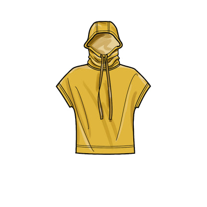 Simplicity S9394 sewing pattern envelope showing children's hoodies, trousers and T-shirts