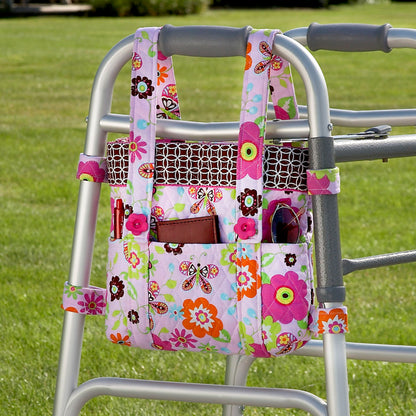 Simplicity S9400 sewing pattern envelope showing bags and organisers fitted to mobility walkers