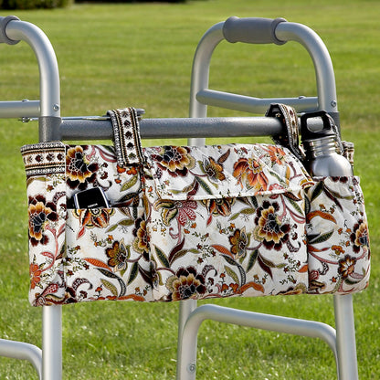 Simplicity S9400 sewing pattern envelope showing bags and organisers fitted to mobility walkers