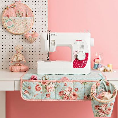 Simplicity S9404 sewing pattern envelope showing sewing room accessories