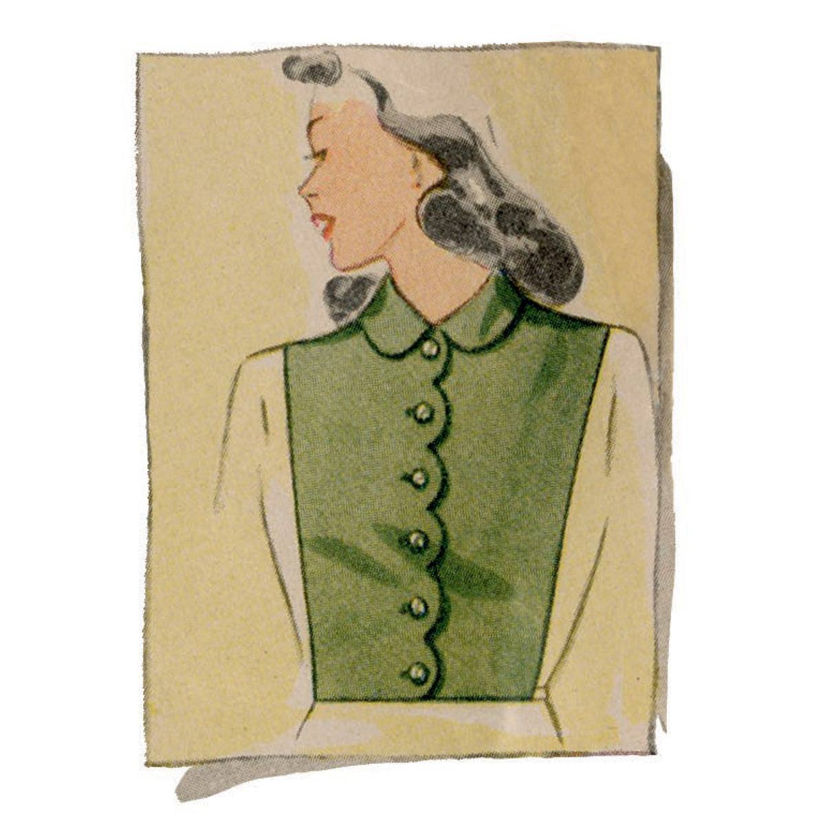 Simplicity S9448 sewing pattern envelope showing women's top and waistcoat