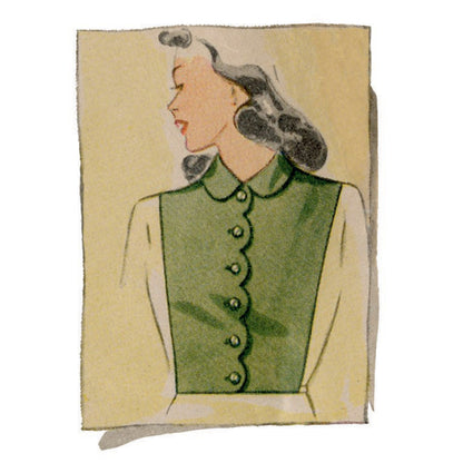 Simplicity S9448 sewing pattern envelope showing women's top and waistcoat
