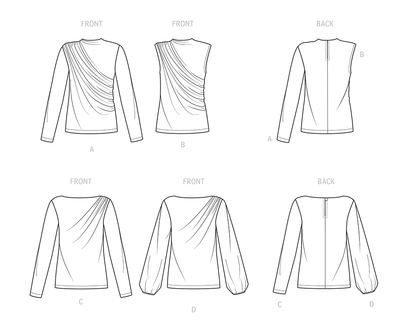Simplicity S9451 sewing pattern envelope showing women's top and waistcoat