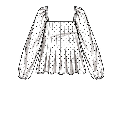 Simplicity S9452 sewing pattern envelope showing women's top and waistcoat