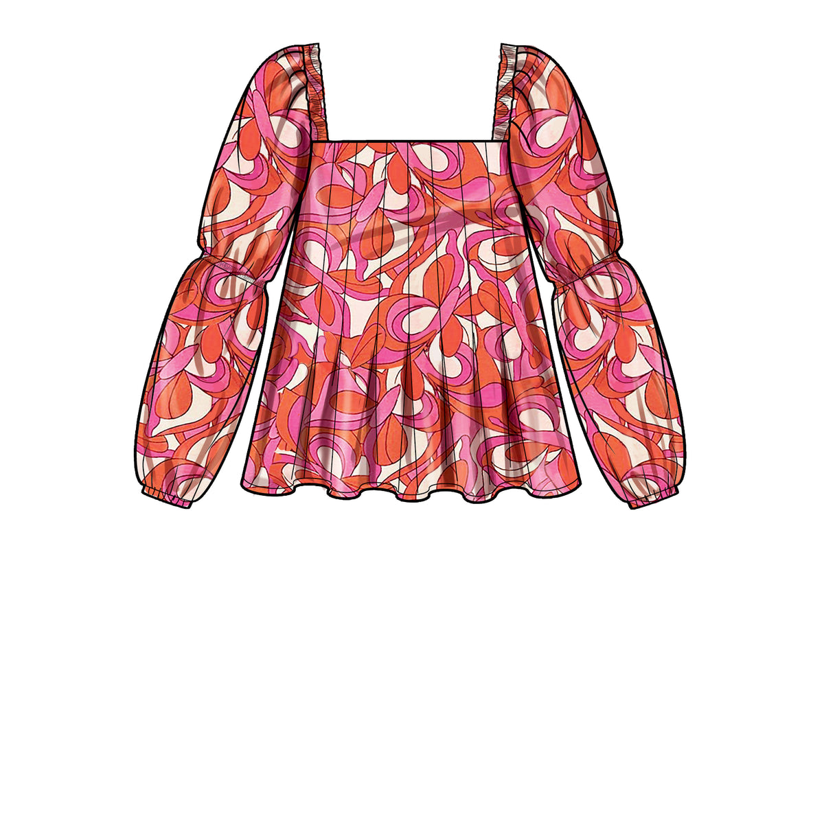 Simplicity S9452 sewing pattern envelope showing women's top and waistcoat