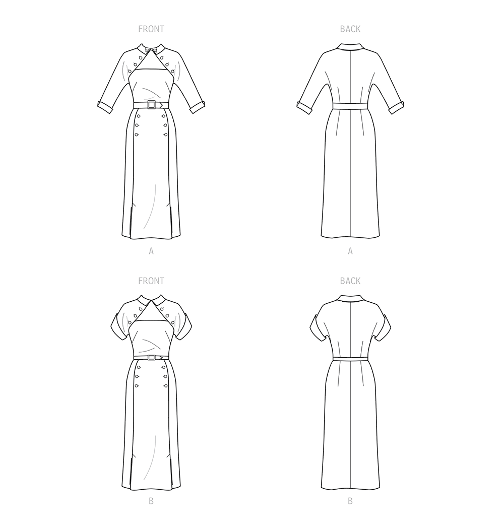 Simplicity S9465 sewing pattern envelope showing women's dress