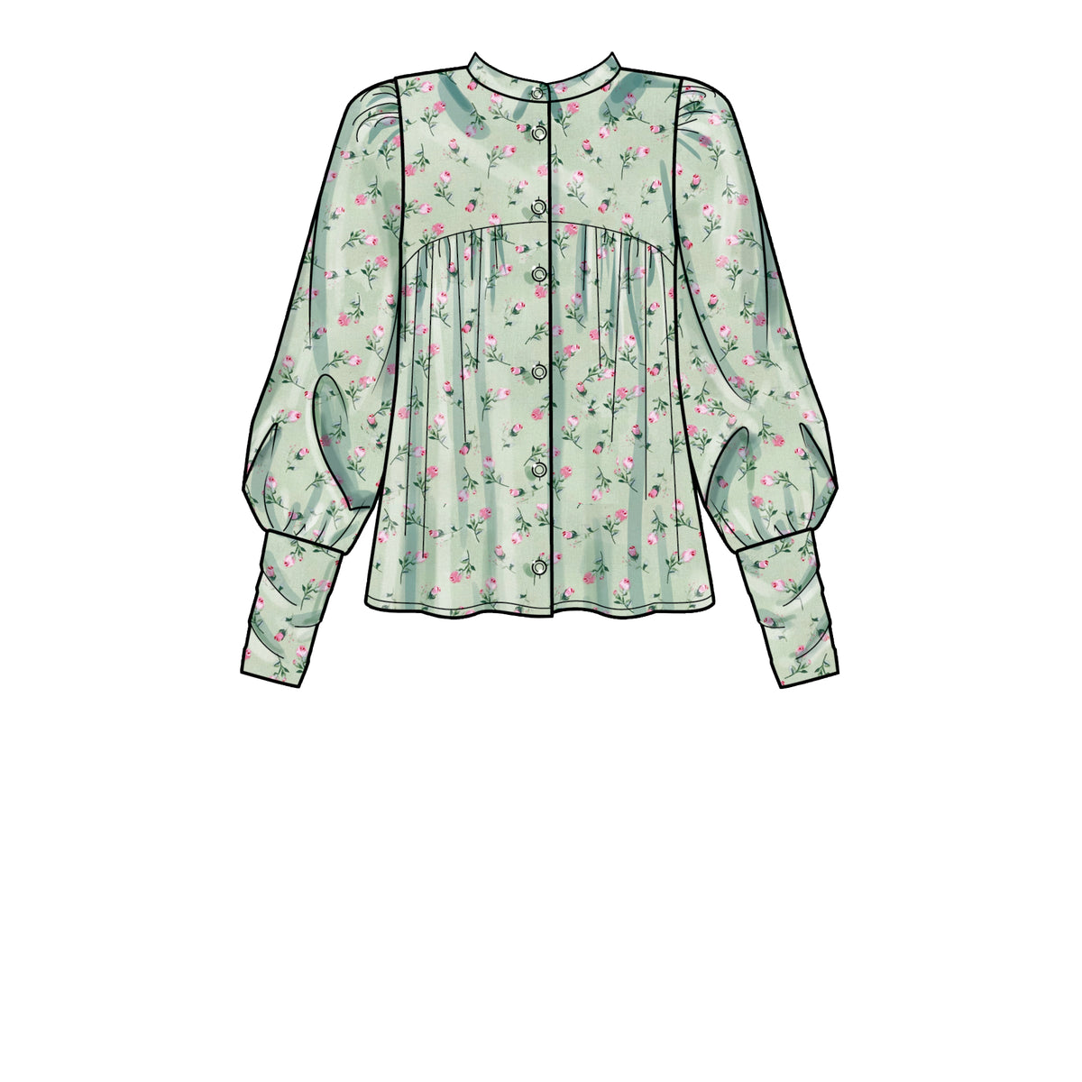 Simplicity S9467 sewing pattern envelope showing tops and vests