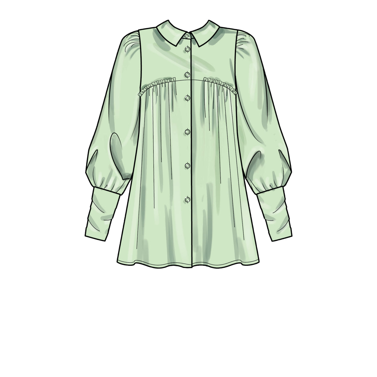 Simplicity S9467 sewing pattern envelope showing tops and vests