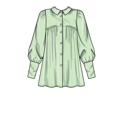 Simplicity S9467 sewing pattern envelope showing tops and vests
