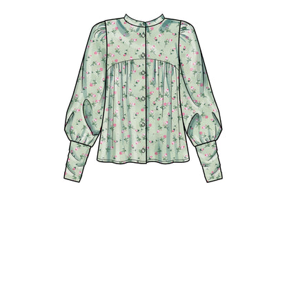 Simplicity S9467 sewing pattern envelope showing tops and vests