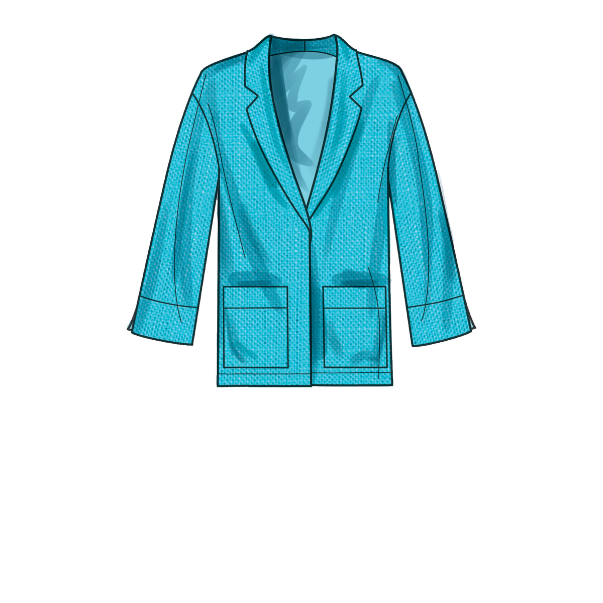 Simplicity S9468 sewing pattern envelope showing jackets and coats