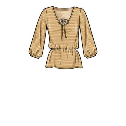 Simplicity S9469 sewing pattern envelope showing tops and vests