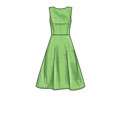 Simplicity S9473 sewing pattern envelope showing dress