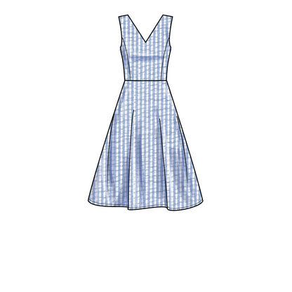 Simplicity S9473 sewing pattern envelope showing dress