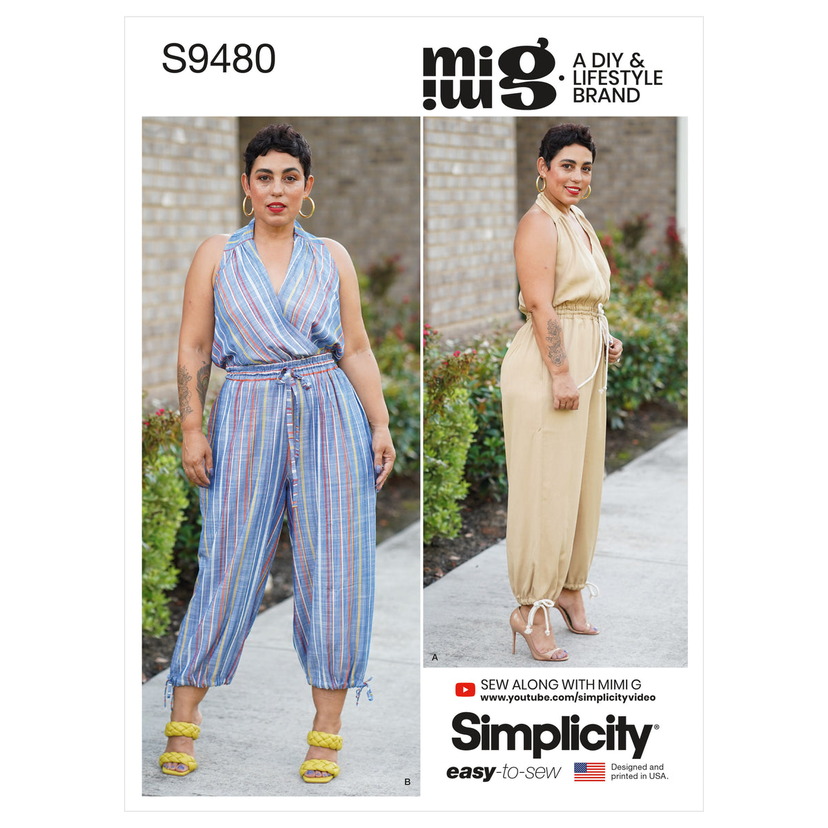 Simplicity S9480 sewing pattern envelope showing casual wear