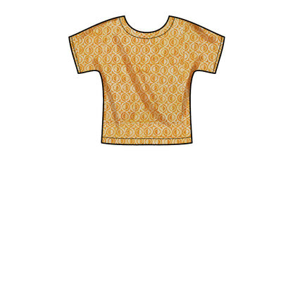 Simplicity S9485 sewing pattern envelope showing toddler casual wear