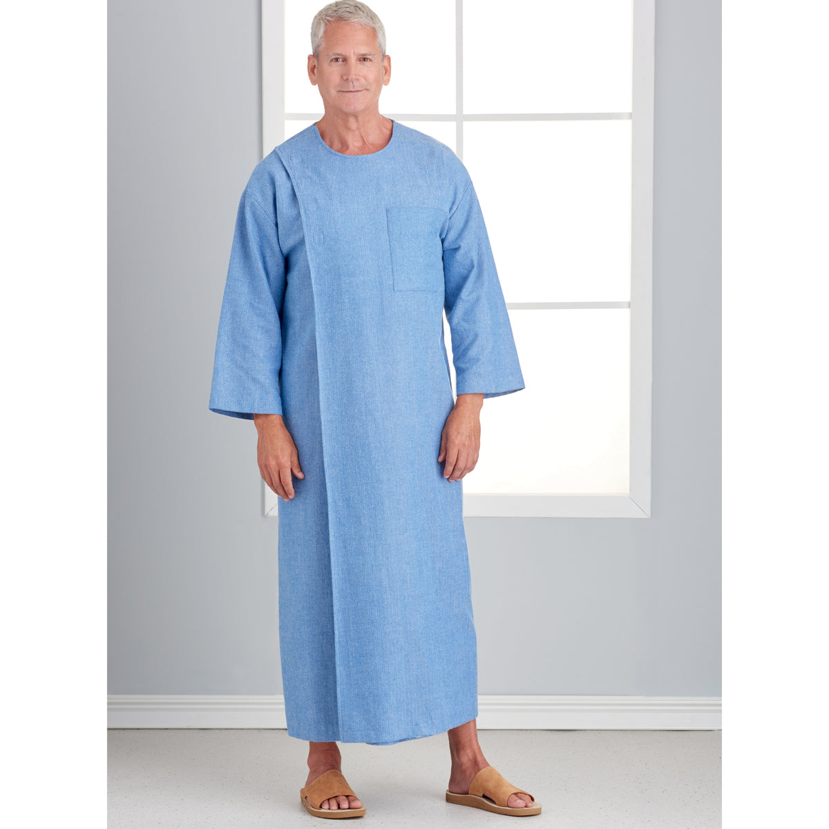 Simplicity S9490 sewing pattern envelope showing unisex casual wear