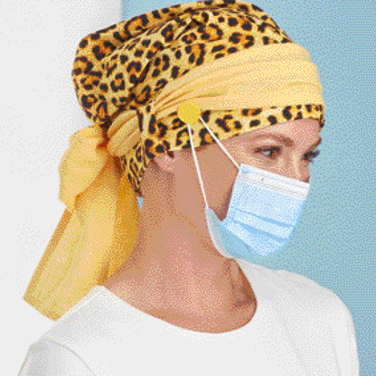 Simplicity S9491 sewing pattern envelope showing lined chemo hats