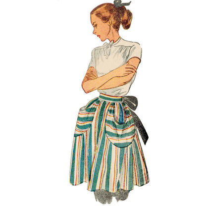Simplicity S9496 sewing pattern envelope showing aprons