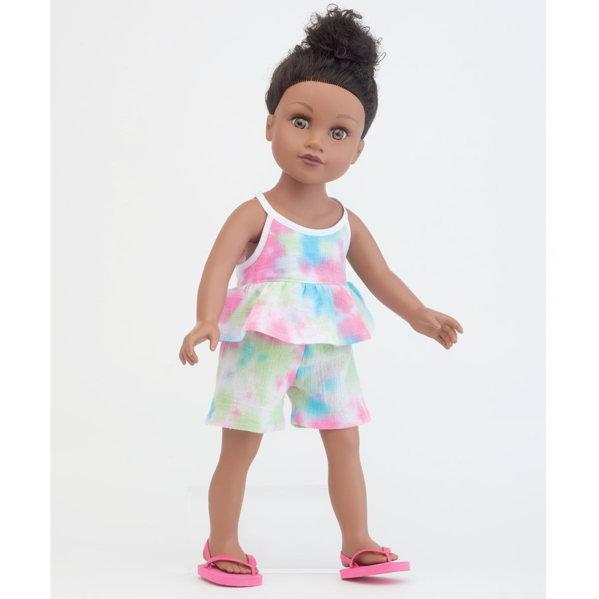Simplicity S9499 sewing pattern envelope showing doll clothes