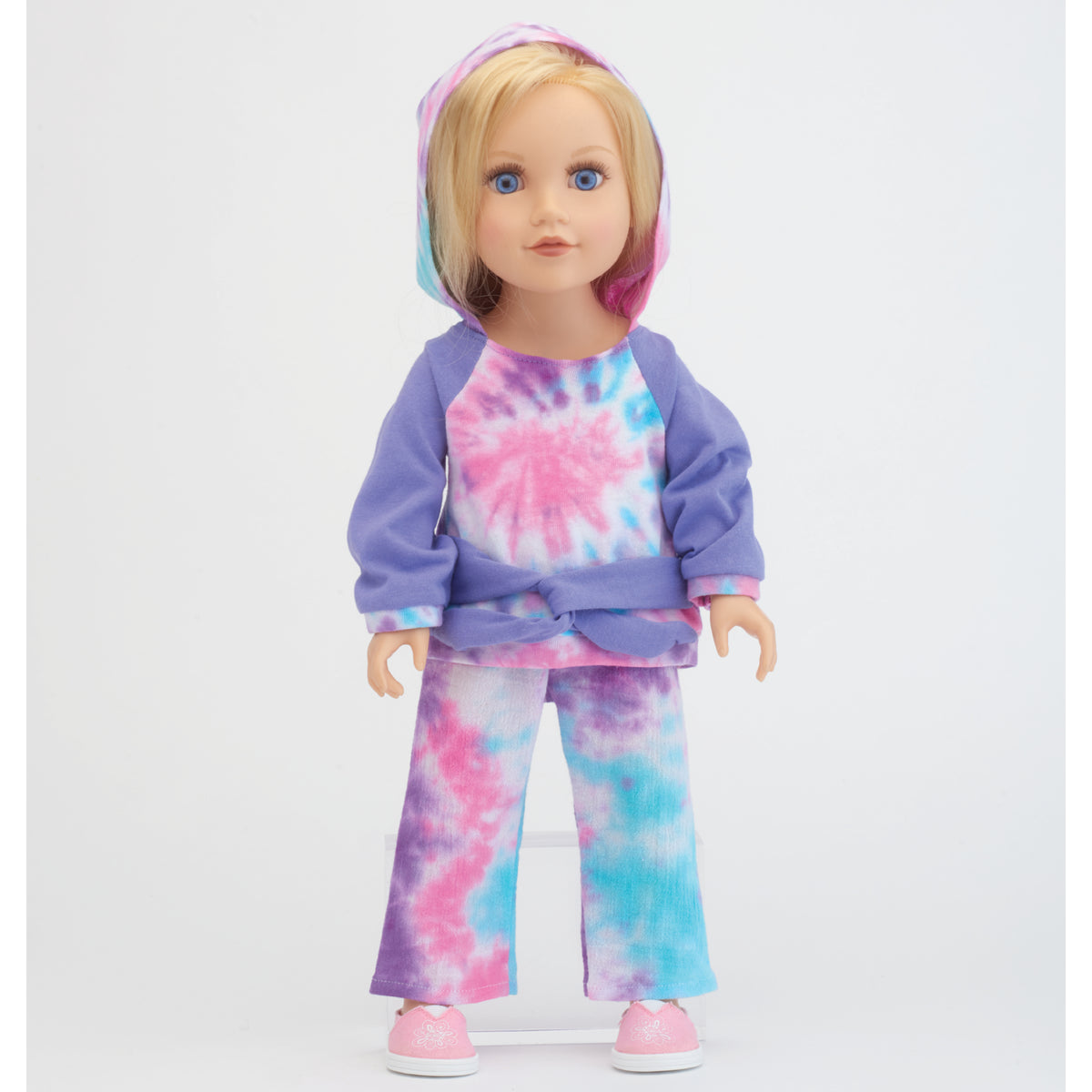 Simplicity S9499 sewing pattern envelope showing doll clothes