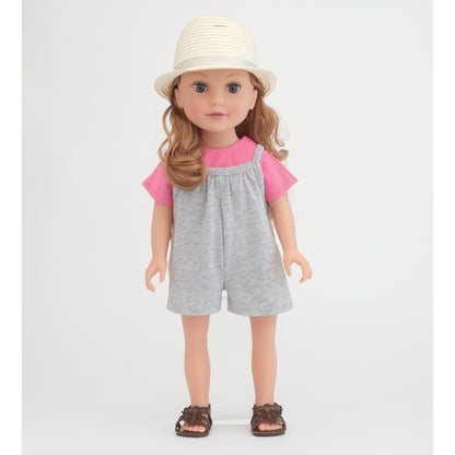 Simplicity S9500 sewing pattern envelope showing doll clothes