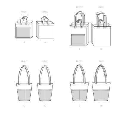 Simplicity S9517 pattern envelope showing accessories with removable bases