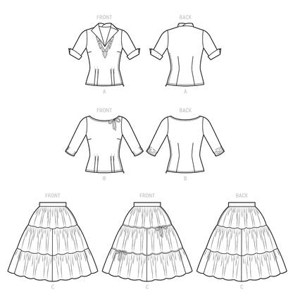 Simplicity S9537 pattern envelope showing misses' casual wear
