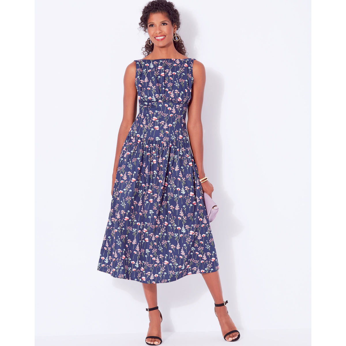 Simplicity S9543 pattern envelope showing drop waist dresses