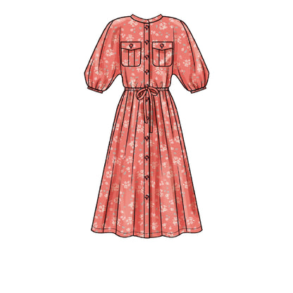 Simplicity S9544 pattern envelope showing dresses with batwing sleeves