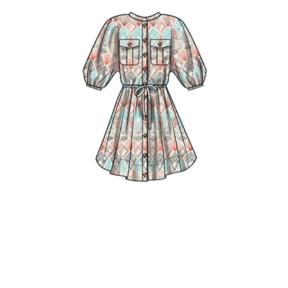 Simplicity S9544 pattern envelope showing dresses with batwing sleeves