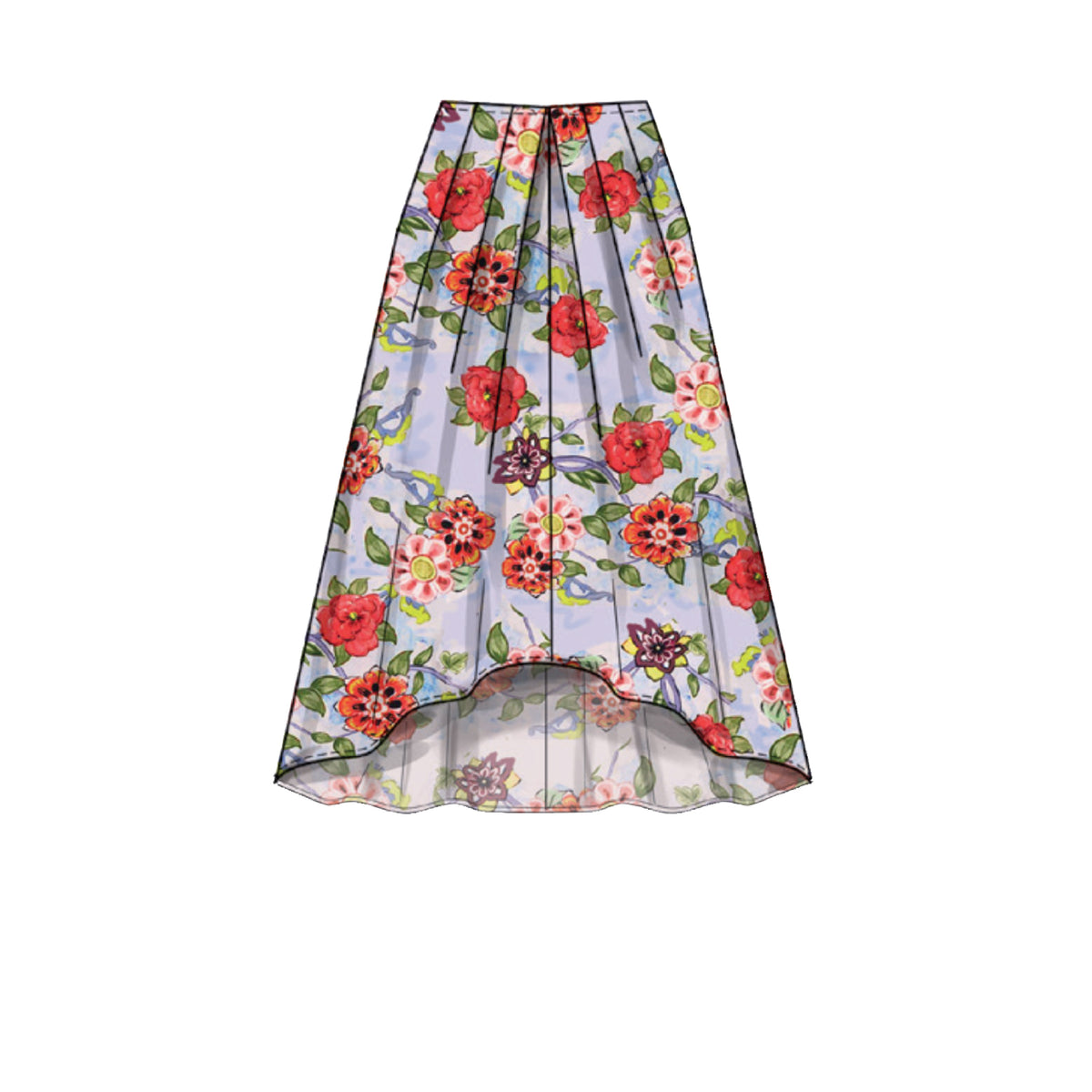 Simplicity S9553 pattern envelope showing plus size casual wear with contrast binding