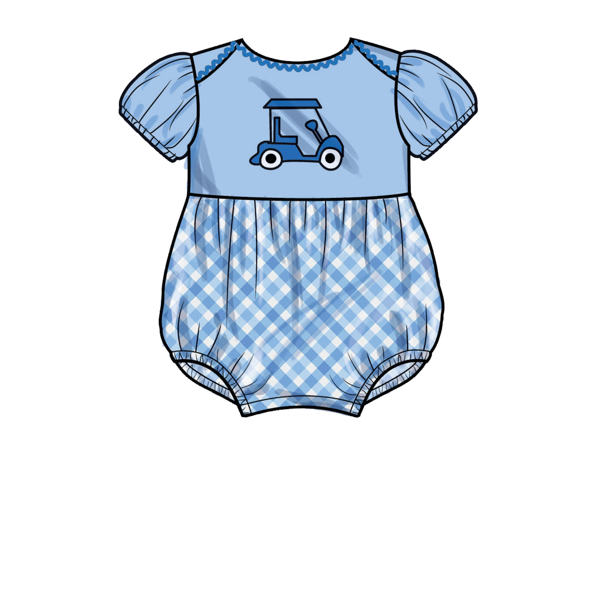 Simplicity S9557 pattern envelope showing baby clothes