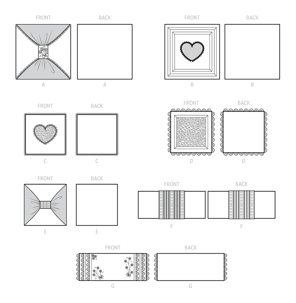 Simplicity S9574 sewing pattern envelope showing cushions