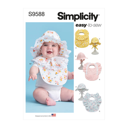 Simplicity S9588 sewing pattern envelope showing accessories