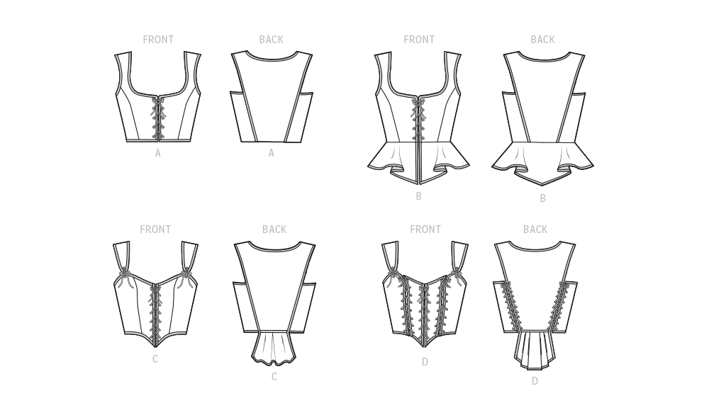 Simplicity S9592 sewing pattern envelope showing costumes