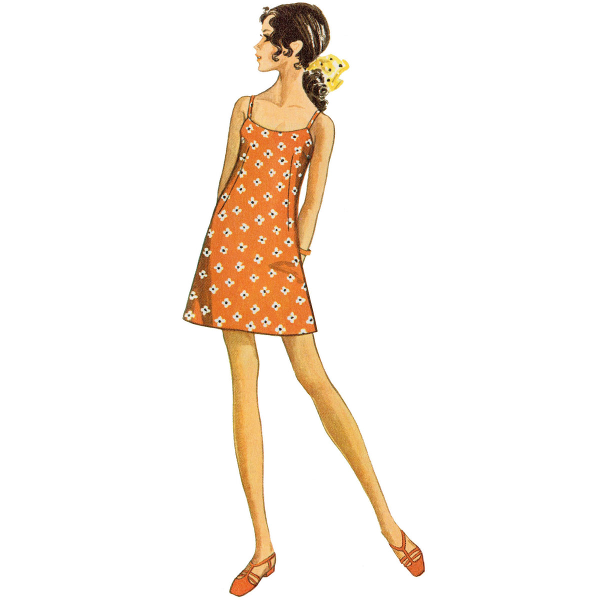 Simplicity S9594 sewing pattern envelope showing a dress