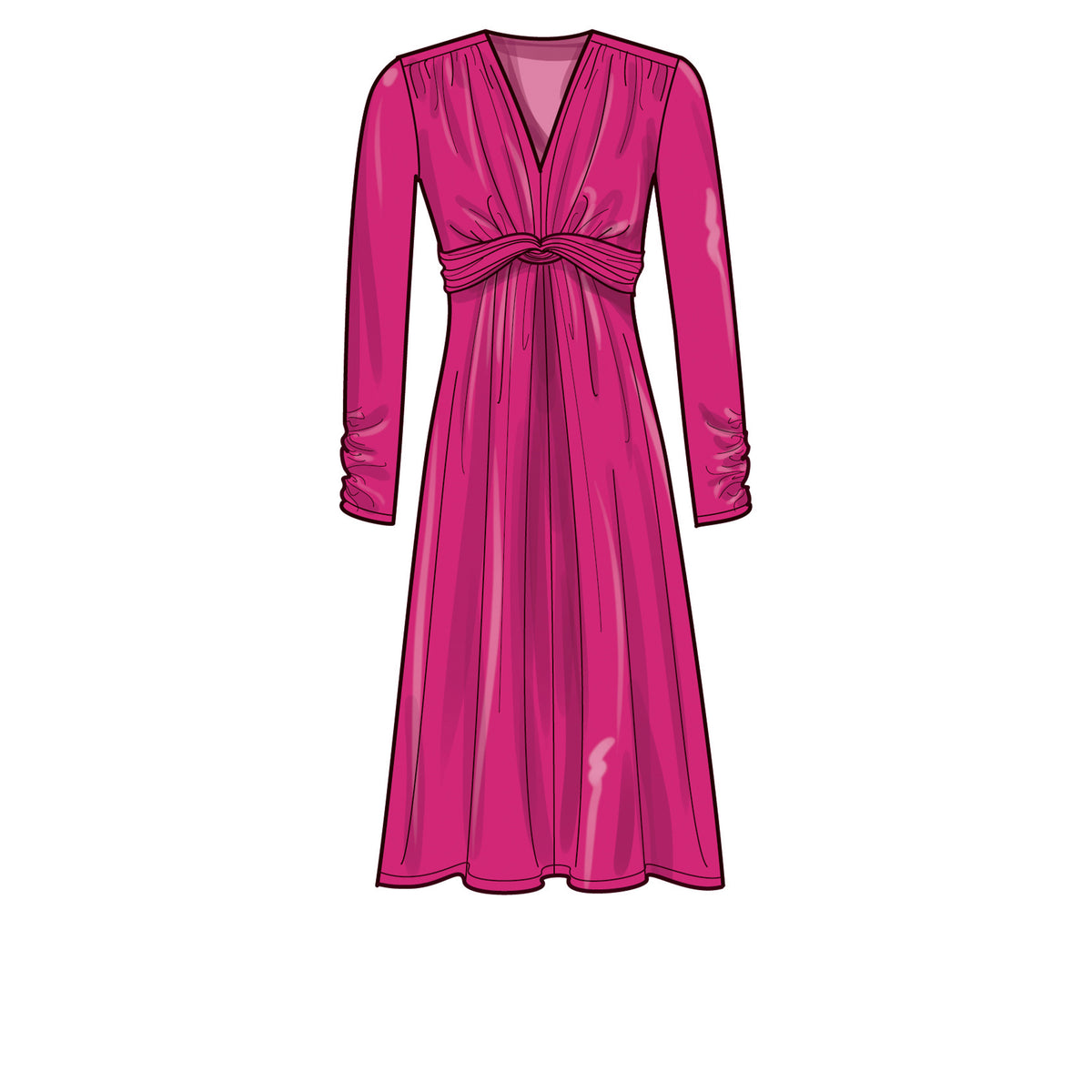 Simplicity S9600 sewing pattern envelope showing a dress