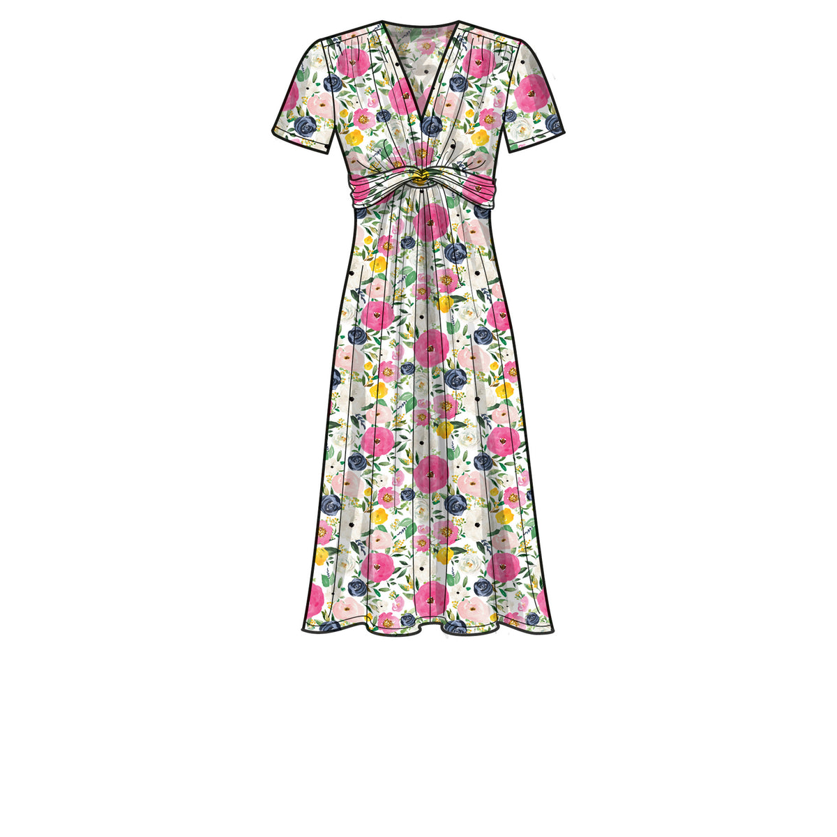 Simplicity S9600 sewing pattern envelope showing a dress