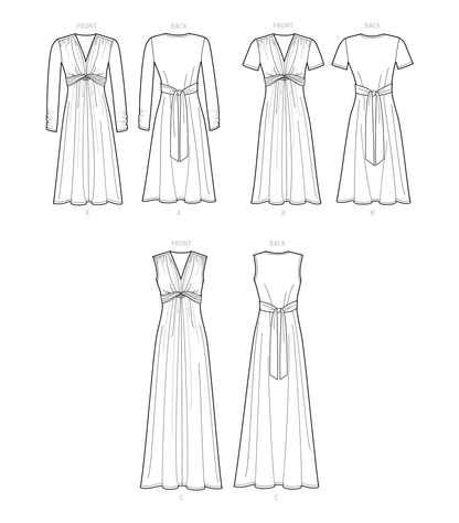 Simplicity S9600 sewing pattern envelope showing a dress