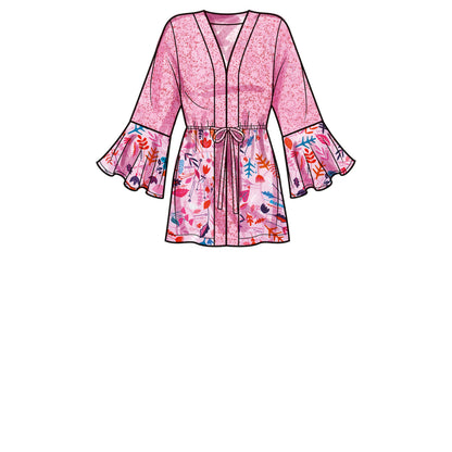 Simplicity S9602 sewing pattern envelope showing tops and waistcoats